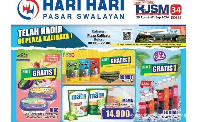 Promo Hari Hari Swalayan KJSM Terbaru 29 Agustus-1 September 2024