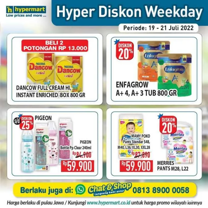 Promo Hypermart Hyper Diskon Weekday Periode 19-21 Juli 2022