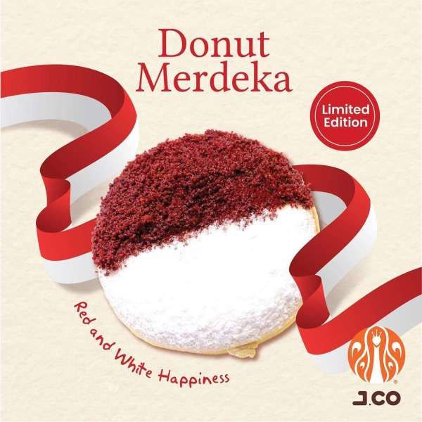 Promo J.CO Terbaru di Agustus 2023, Donut Merah Putih Spesial Kemerdekaan