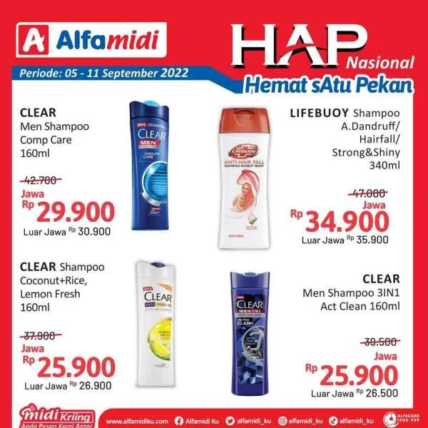 Promo Alfamidi Hemat Satu Pekan Periode 5-11September 2022