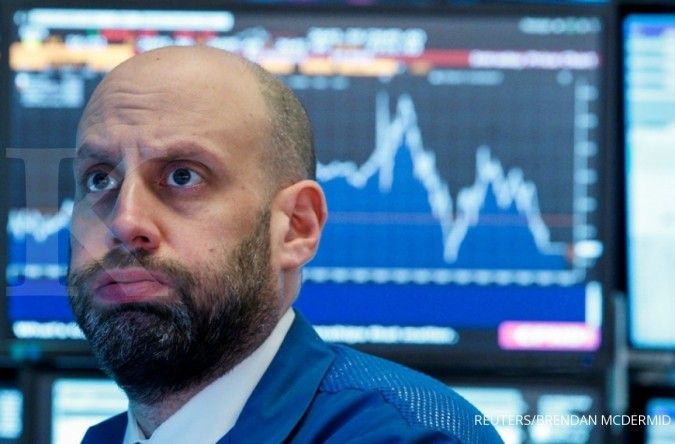 Wall Street rontok akibat aksi jual saham-saham teknologi