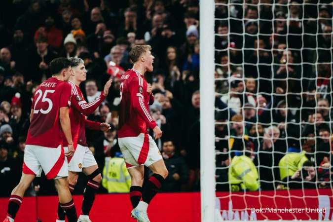 Manchester United 3-2 Bodo/Glimt: Dua Gol Hojlund Jadi Penyelamat Setan Merah