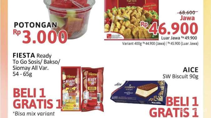 Promo Alfamidi Hemat Satu Pekan 2-8 Desember 2024, Beli 1 Gratis 1 Es Krim Aice!