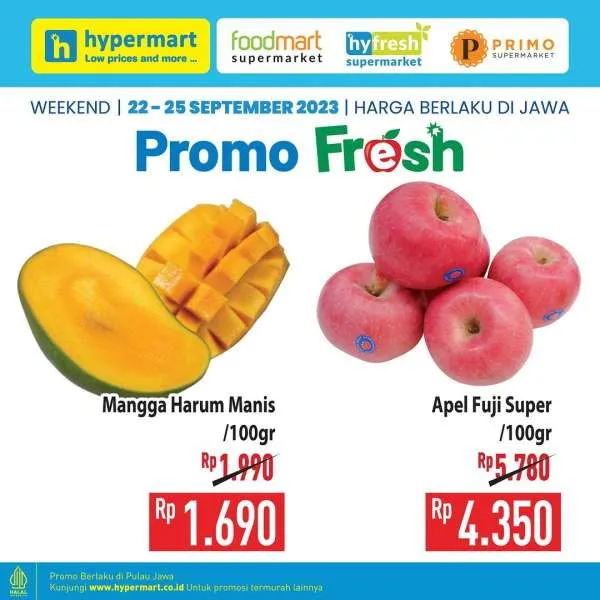 Promo Hypermart Hyper Diskon Weekend Periode 22-25 September 2023