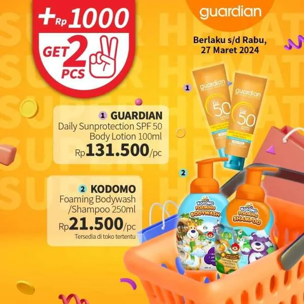 Promo Guardian Super Hemat Periode 14-27 Maret 2023