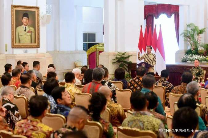 Presiden Jokowi di Istana Negara