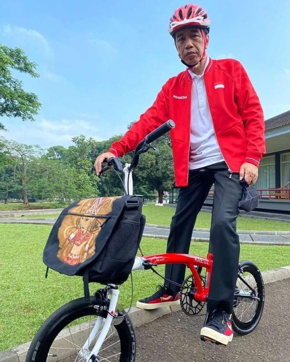 Sepeda Kreuz, sepeda Brompton dari Bandung pesanan Jokowi sudah jadi, ini tampilannya