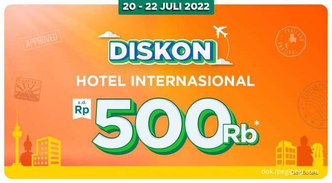 Promo PegiPegi 20-22 Juli 2022, Dapatkan Diskon Hotel Internasional s.d Rp 500.000