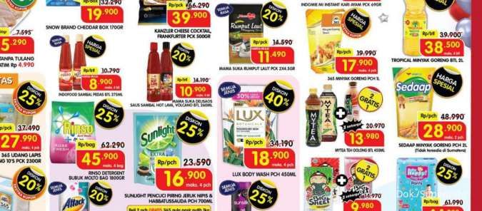Promo Superindo 1-4 Agustus 2022, Ada Diskon Spesial Ulang Tahun dan Beli 1 Gratis 1