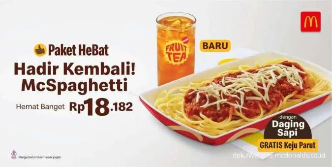 Promo McD McSpaghetti