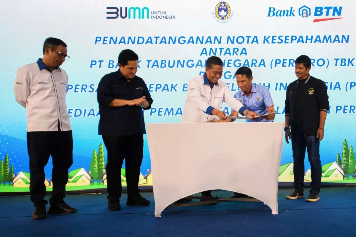 BTN Permudah Pembiayaan KPR Bagi Atlet Sepakbola