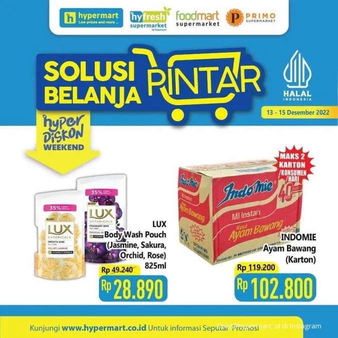 Harga Promo JSM Hypermart 16-19 Desember 2022