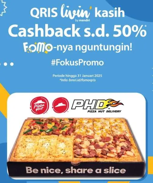 Promo Pizza Hut x Mandiri Januari 2025