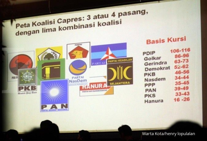 Empat partai bahas koalisi Indonesia Raya