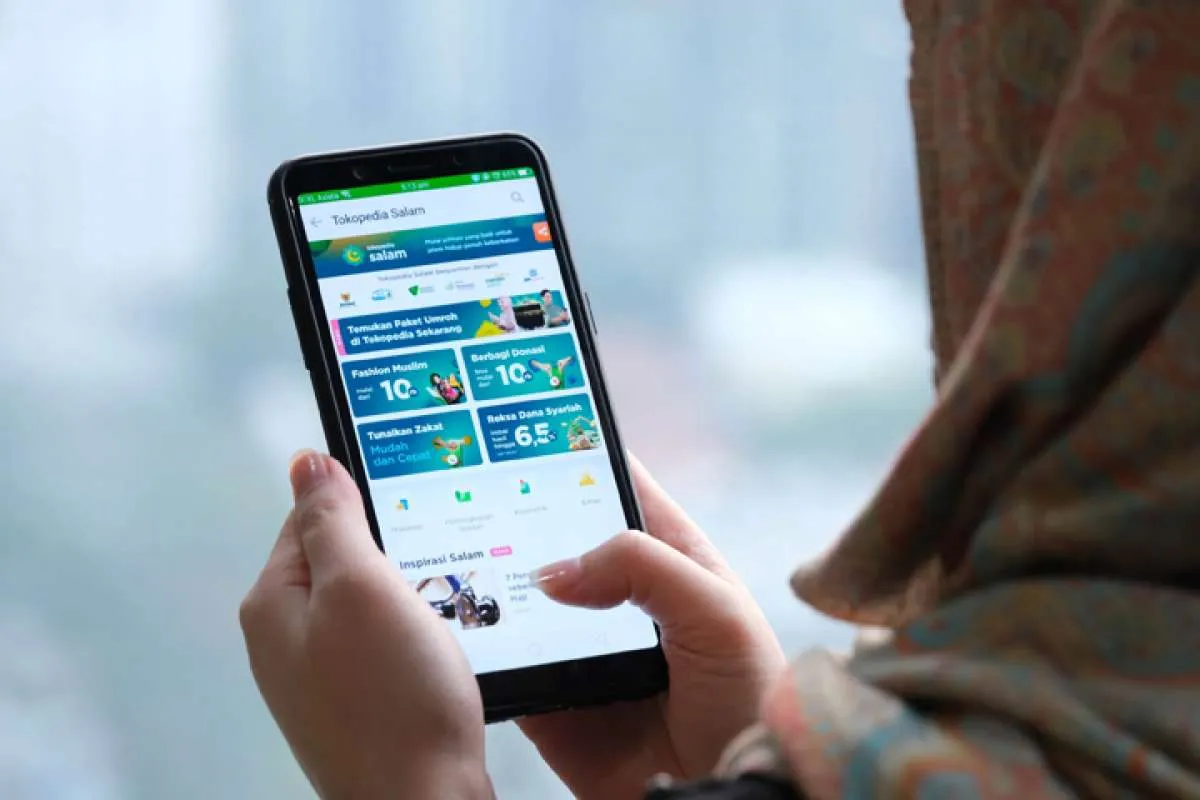 Tokopedia Salam mengalami peningkatan kunjungan 45% 