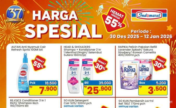 Promo Indomaret Mulai Hari Ini 30 Desember 2025, Diskon Hingga 55%