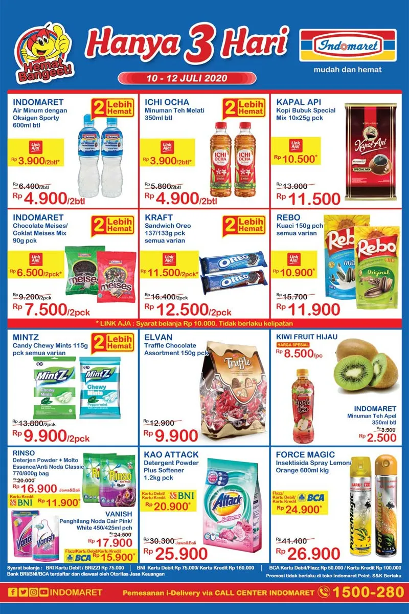 Promo JSM Indomaret Hanya 3 Hari 10-12 Juli 2020, baru saja mulai!