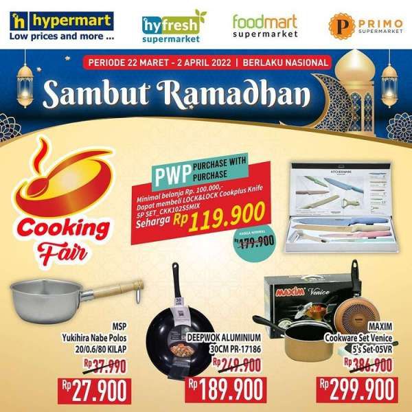 Promo Hypermart Sambut Ramadhan 22-24 Maret 2022
