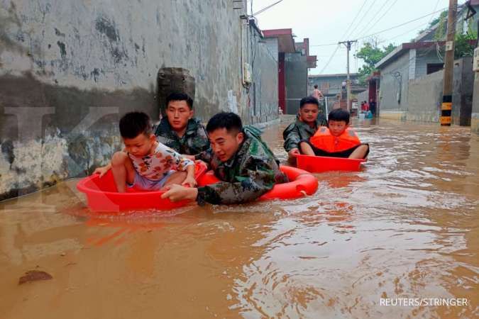 Dampak Sisa-Sisa Topan Gaemi di China: 4 Orang Tewas, Transportasi & listrik Terputus