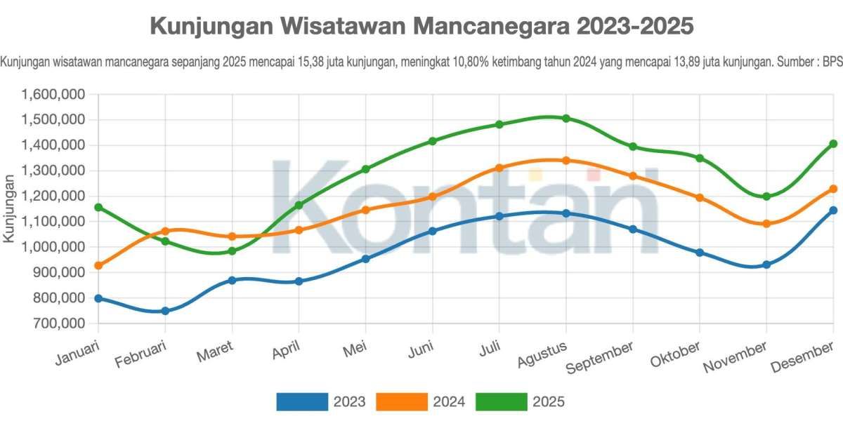 Naik 10,8%, Jumlah Kunjungan Wisatawan Mancanegara Belum Mencapai Pra-Covid
