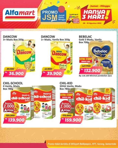 Promo JSM Alfamart Periode 8-10 Agustus 2025
