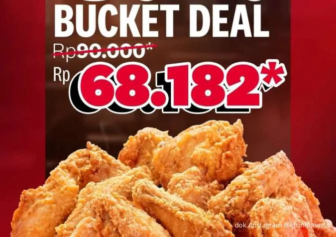 Promo KFC Wing O.R. Bucket Deal, Paket Hemat 7 Potong Sayap Hanya Rp 68.182