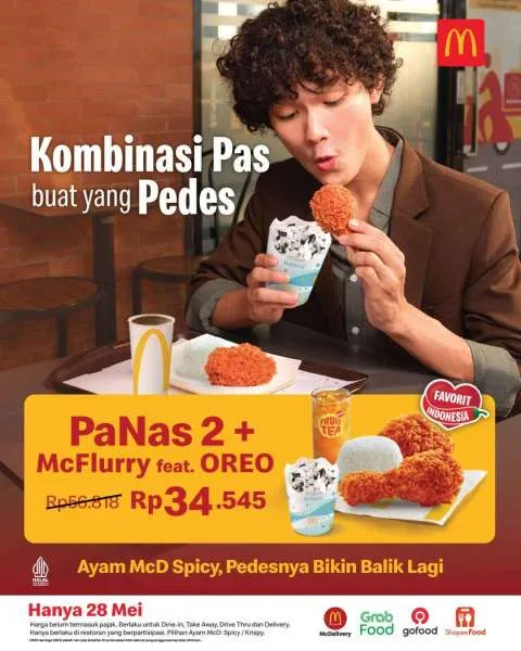 Promo PaNas 2 dan McFlurry Hanya 28 Mei