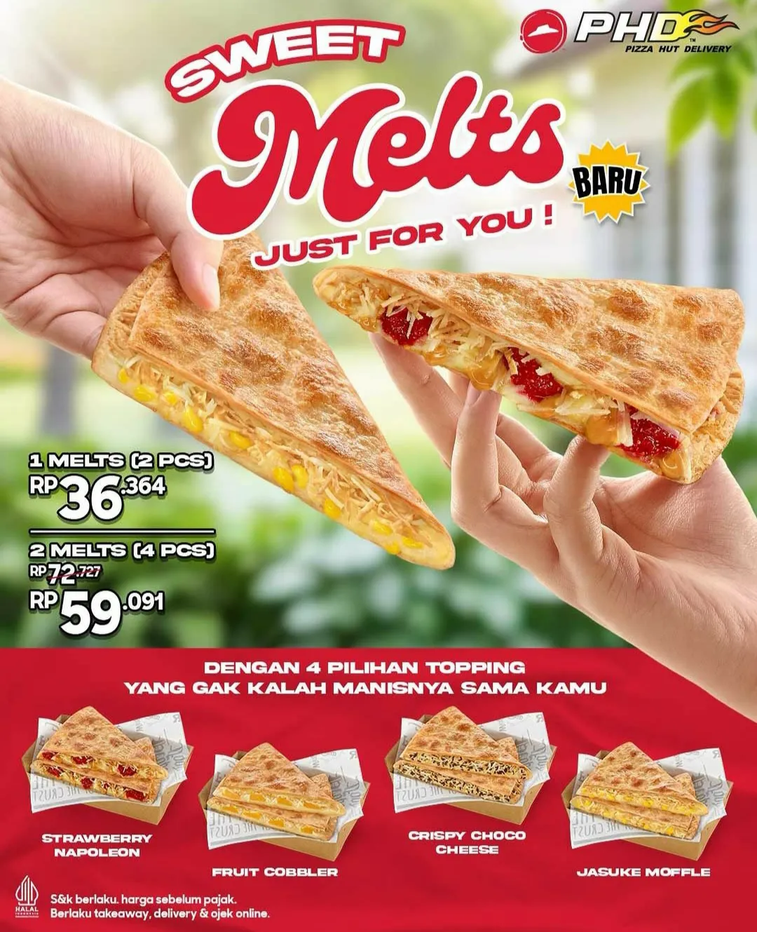 Promo menu baru PHD Sweet Melts