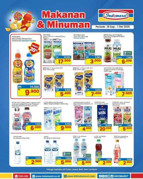 Promo Indomaret Super Hemat Periode 18 September-1 Oktober 2025