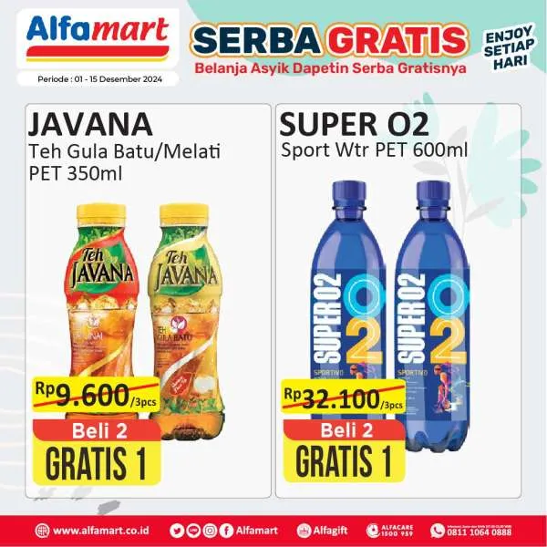 Promo Alfamart Serba Gratis Periode 1-15 Desember 2024