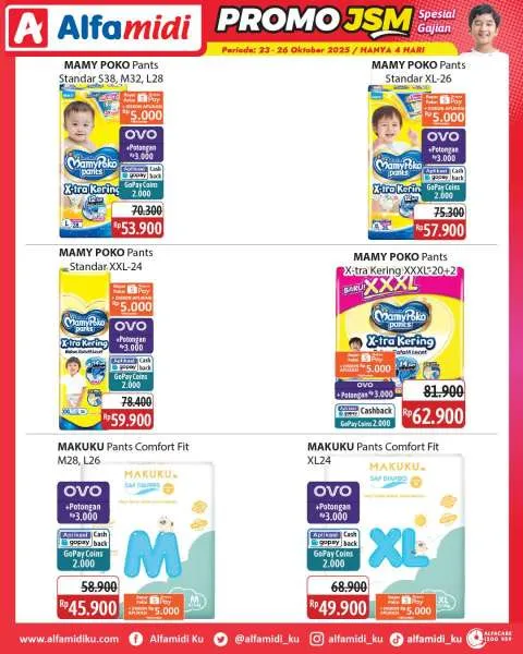 Promo JSM Alfamidi Spesial Gajian Periode 23-26 Oktober 2025