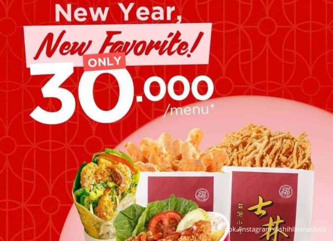 Hemat Awal Tahun, Shihlin Tawarkan Promo New Year New Favorite Cuma Rp 30.000/Menu