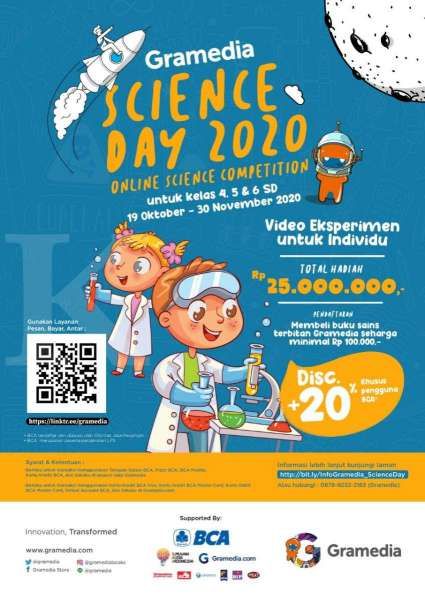 Melalui Gramedia Science Day, Gramedia Dorong Minat Anak-anak Pada Sains
