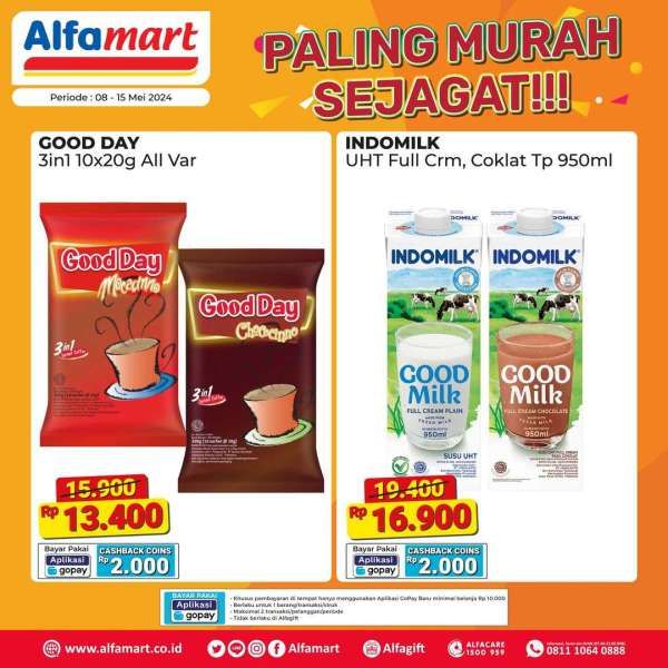 Promo Alfamart Paling Murah Sejagat Periode 8-15 Mei 2024