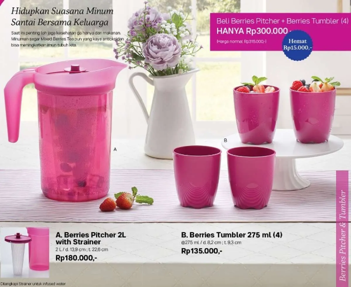 Katalog promo Tupperware Agustus 2020 peralatan minum