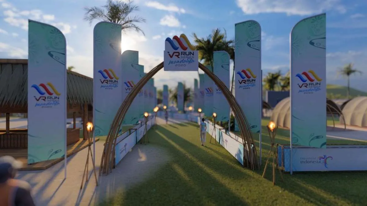 Virtual reality run series Mandalika diharapkan dapat menarik wisatawan