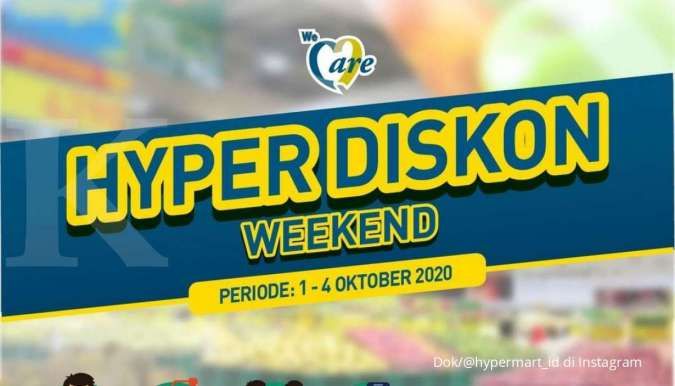 Promo JSM Hypermart 1-4 Oktober 2021, beli banyak lebih hemat di akhir pekan