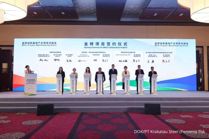 Krakatau Steel Teken MoU Strategis di Ajang BRICS Matchmaking Meeting di Beijing