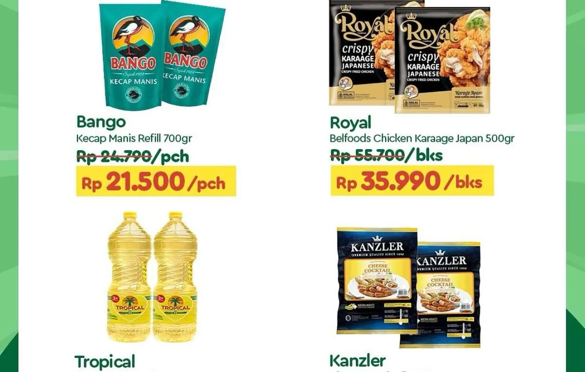 Promo JSM Tip Top Hari Ini, Kecap Bango & Minyak Goreng Lebih Hemat