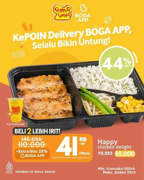 Promo Pepper Lunch BogaApp