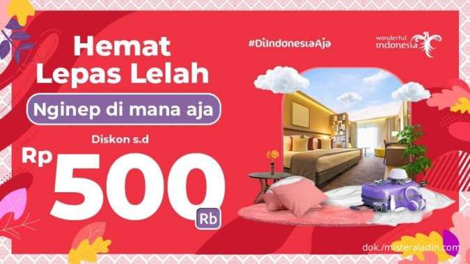 Promo Mister Aladin 1-24 Maret 2023, Dapatkan Diskon Hotel Hingga Rp 500.000