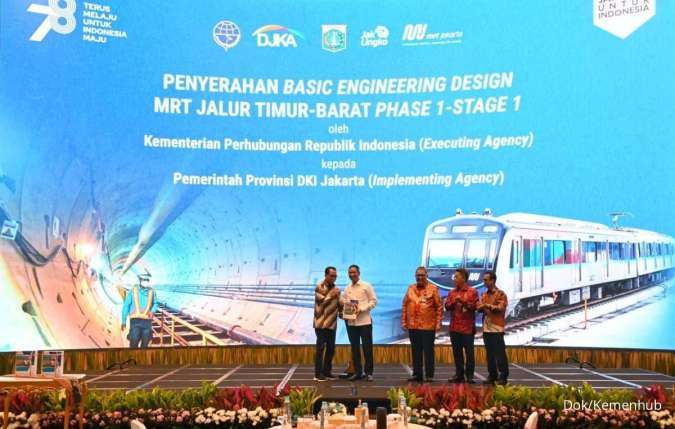 Kemenhub Serahkan Dokumen BED kepada Pemprov DKI Jakarta, Pembangunan MRT Timur-Barat