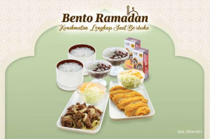 Promo Hokben 16-17 April 2022, Bento Ramadan Diskon 50% via Kartu Mandiri