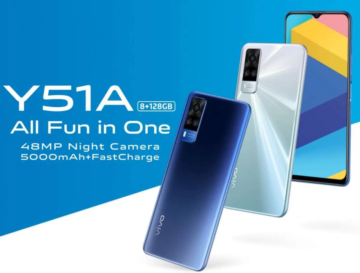 Gunakan Snapdragon 662, harga HP Vivo Y51A hanya Rp 3,3 jutaan
