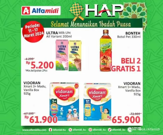 Promo Alfamidi Hemat Satu Pekan Periode 11-17 Maret 2024