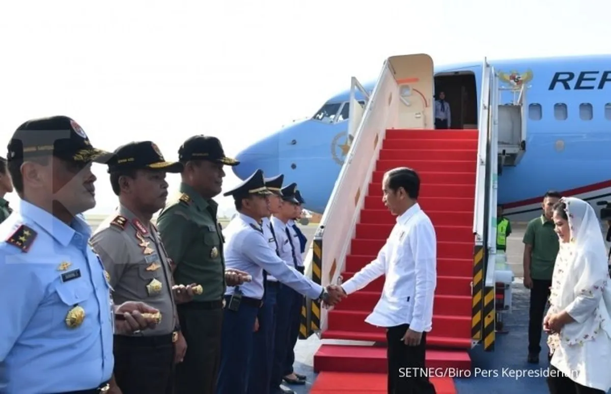 Jokowi terbang ke Purbalingga dan Banjarnegara