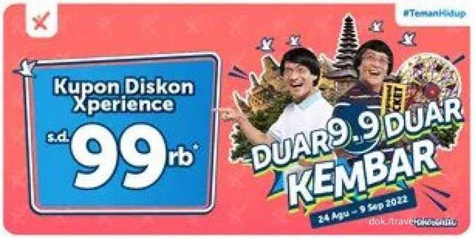 Manfaatkan Promo Traveloka 9.9 Kembar, Kupon Diskon Xperience hingga Rp 99.000