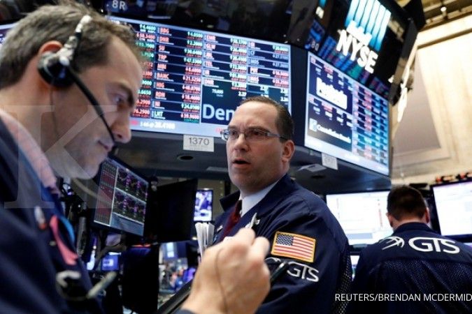 Bursa AS terkoreksi setelah rencana pajak Trump 