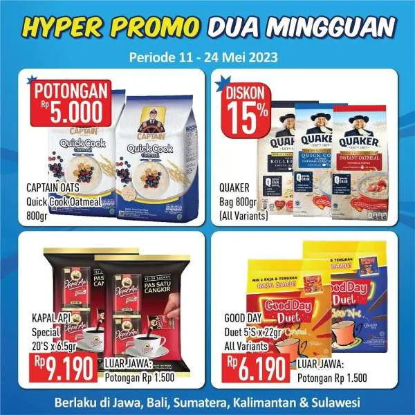 Promo Hypermart Hyper Promo Dua Mingguan Periode 11-24 Mei 2023