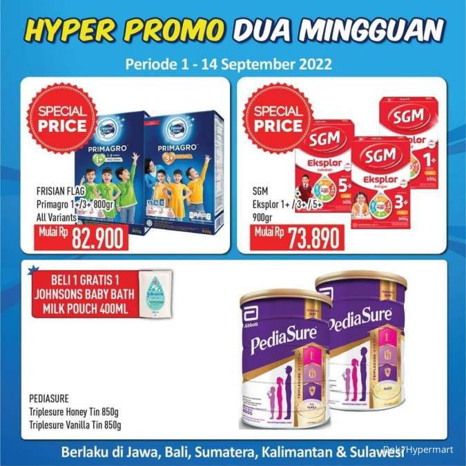 Katalog Promo Hypermart Dua Mingguan Periode 1-14 September 2022